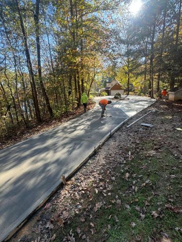 Concrete Driveway Installation for Good Hope Concrete in Monroe, GA