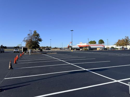 Asphalt Maintenance for Straight Line Striping in Little Rock, AR