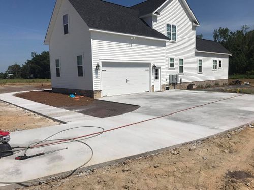 Sidewalk Installation for Concrete Cowboyz in Greenville, NC