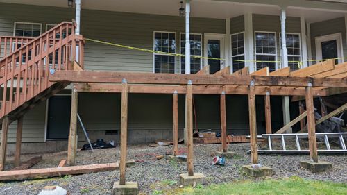 Deck & Patio Installation for Racketty Boom Construction  in Centralia, WA