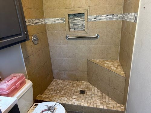 Bathroom Renovation for Jones Construction & Flooring in Bogata, TX
