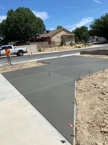 Concrete Installation for GB Concrete & Landscapes in Grand Junction, CO