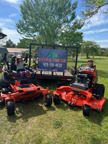  for Sandoval Lawn Care in Muldrow, OK