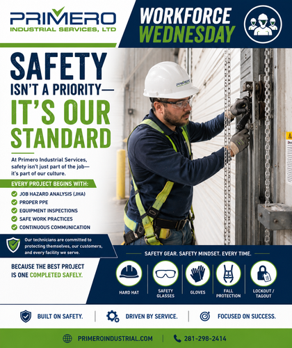 Door Services for Primero Industrial Services, LTD in Webster, TX