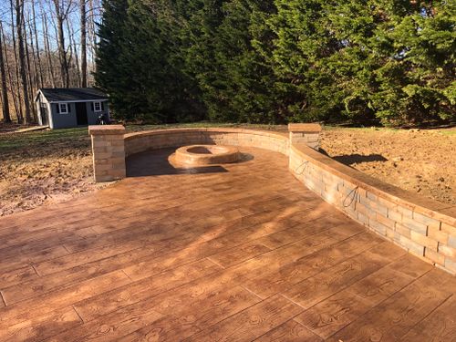 Retaining Wall Construction for Dixie Concrete Masonry LLC in Saint Leonard, MD