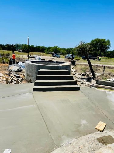 Stair Design & Installation for 3B Concrete Construction LLC  in DFW, TX