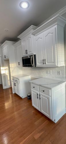 Kitchen and Cabinet Refinishing for Paintway to Heaven in Raleigh, NC