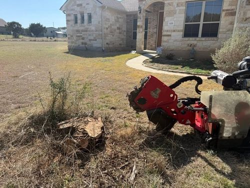 Tree Stump Grinding for Oakley’s Stump ‘N Grind in Leander, TX