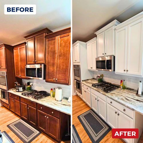 Kitchen and Cabinet Refinishing for Elite Pro Painting & Cleaning Inc. in Worcester County, MA