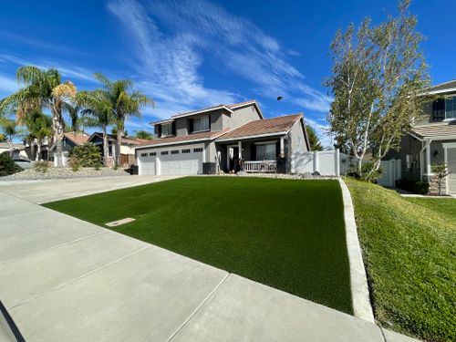 Artificial Turf Installation for Aidan Jade Landscaping in Riverside County, CA
