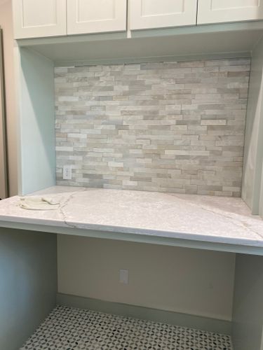 Kitchen Backsplash Installation for Harris Tile and Stone in Tyler, TX
