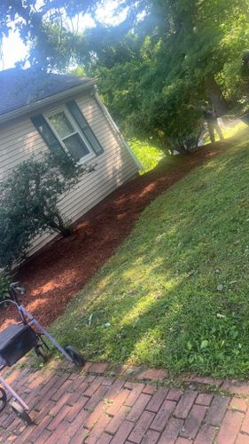 Mulch Installation for G&M Property Service in Attleboro, MA