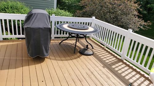Deck Refinishing for Duraplus Topcoat Painting in New Brighton, MN