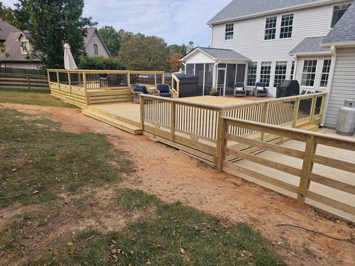 Deck & Patio Installation for Tru-Love Outdoor Services in Denton, NC