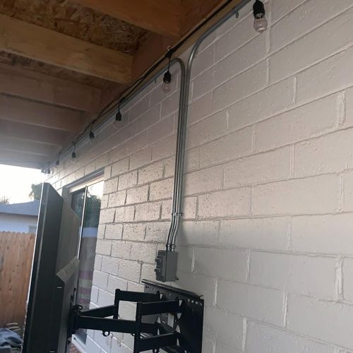 Exterior outlet installations for ORCO Electrical Contractors LLC in Mesa, AZ