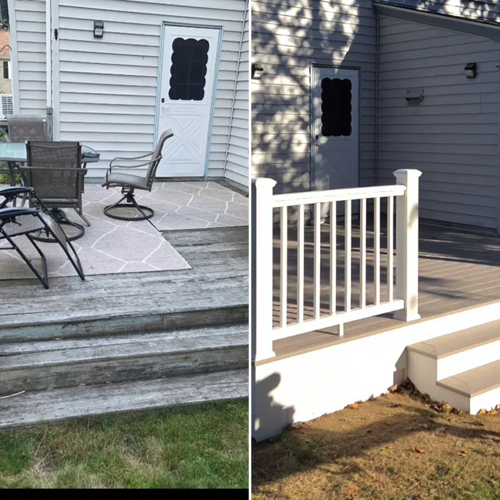 Deck Construction for Tuplin and Sons  in Braintree, MA