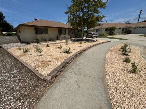 Concrete Edging for Aidan Jade Landscaping in Riverside County, CA