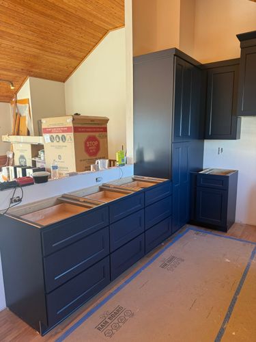 Kitchen Renovation for Salt Side Construction in The Outer Banks, NC
