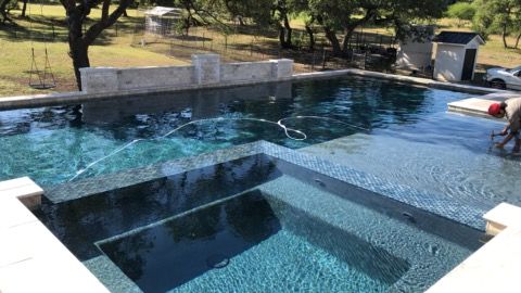 Residential Pool Remodeling for JV Pool & Associates in San Antonio, TX