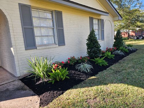 Mulch Installation for Bruno's Professional Lawn's & Landscape in Beaumont, TX