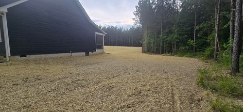 Final Grading for C.A. Sherry Land Improvement, LLC. in Louisa, VA