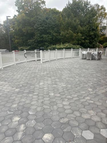 Patio Design & Construction for Z. Hastings Landscape Construction in Templeton, MA