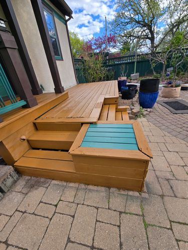 Deck Refinishing for Duraplus Topcoat Painting in New Brighton, MN