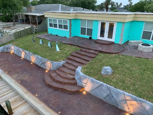 Concrete Flatwork for Keen Decorative Concrete in Corpus Christi, TX