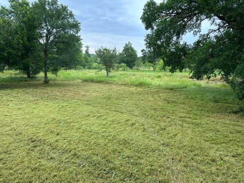 Mowing for Allen Lawn Care in Taylor, Texas