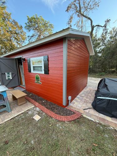 Mulch Installation for Kramer & Son’s Property Maintenance in Hudson, FL