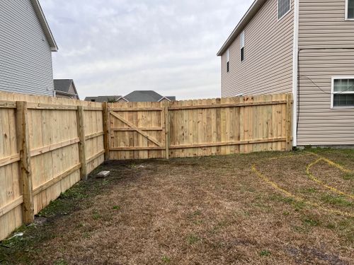 Fence Installation and repair for A&A Property Maintenance in Jacksonville, NC