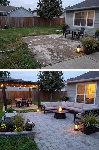 Patio Paver Installation for Nunez Concrete & Landscape LLC in Tampa Heights, FL