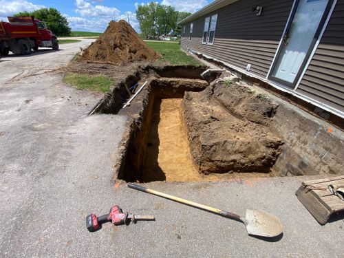 Driveway Install for TDC Excavating in Dubuque, IA