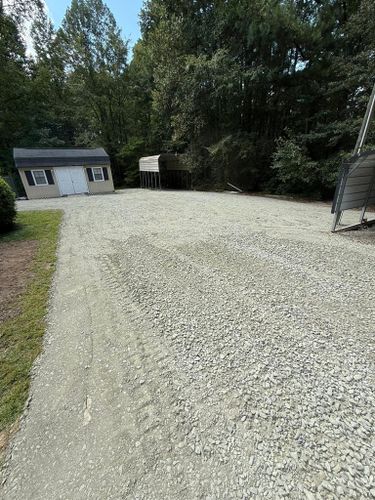 Driveway Design & Build for Advantage Rental And Services in Youngsville, NC