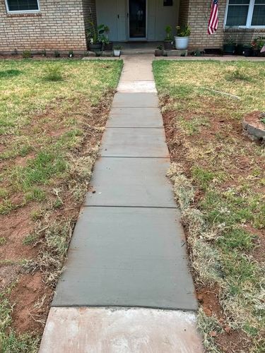 Driveway Construction for Rock of Ages Concrete LLC in Denton, TX