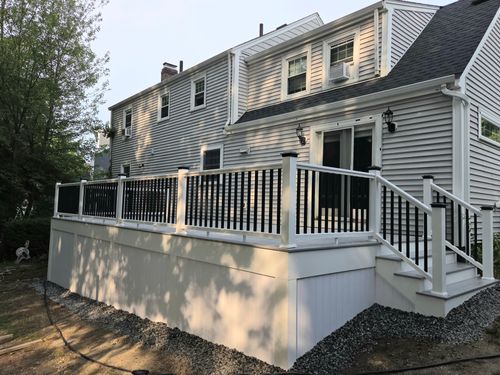 Deck Construction for Tuplin and Sons  in Braintree, MA