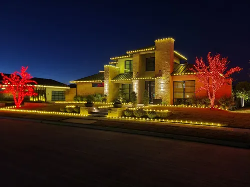 Christmas Light Installation for  Be Green Lawn Care & Landscaping, LLC in Denton, TX