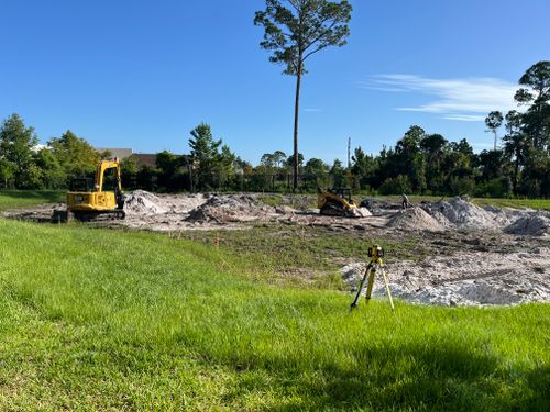 Excavation for Tomoka Site Works in Ormond Beach, FL