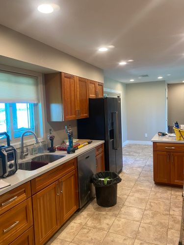 Kitchen and Cabinet Refinishing for Resurrection Painting in Hardin, MT
