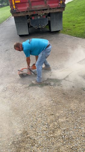 Driveway Install for TDC Excavating in Dubuque, IA