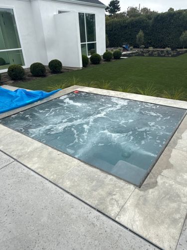 Spa & Waterfall Installation for Supreme Pools Inc in Monterey County, CA