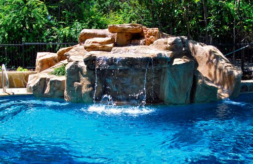 Pool Stone Work for Black Diamond Custom Pools LLC in Azle, TX