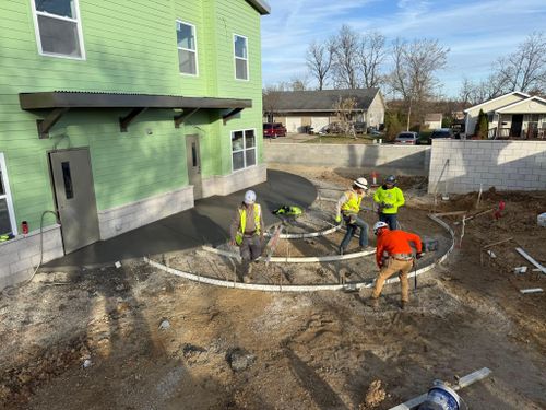 Stamped Concrete for Whitfield Concrete Construction in Solsberry, IN