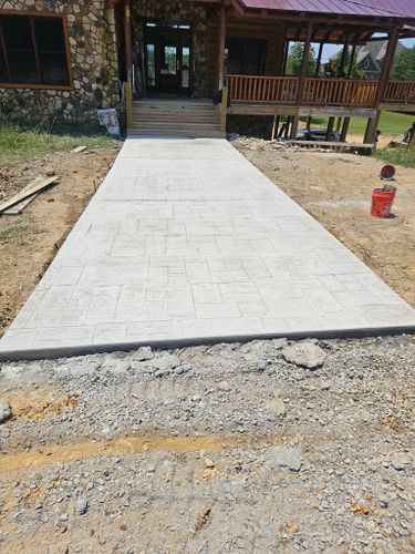 Concrete Slab Construction for AXC LLC in Knoxville, TN