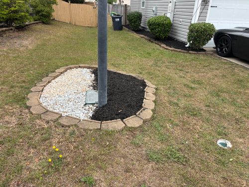 Mulch Installation for Jonathan landscaping in Lexington, South Carolina