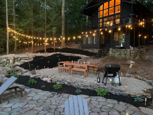 Mulch Installation for Navedo’s Lawn Care in Putnam, CT