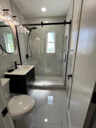 Bathroom Remodels for TJ & M Home Improvement  in Westbury, NY