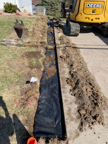 Driveway Install for TDC Excavating in Dubuque, IA