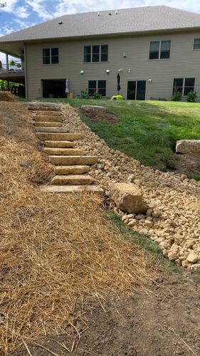 Patio Design & Installation for TDC Excavating in Dubuque, IA