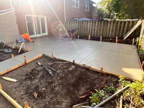 Concrete for DG Stone & Landscaping Designs in DuPage County, Illinois